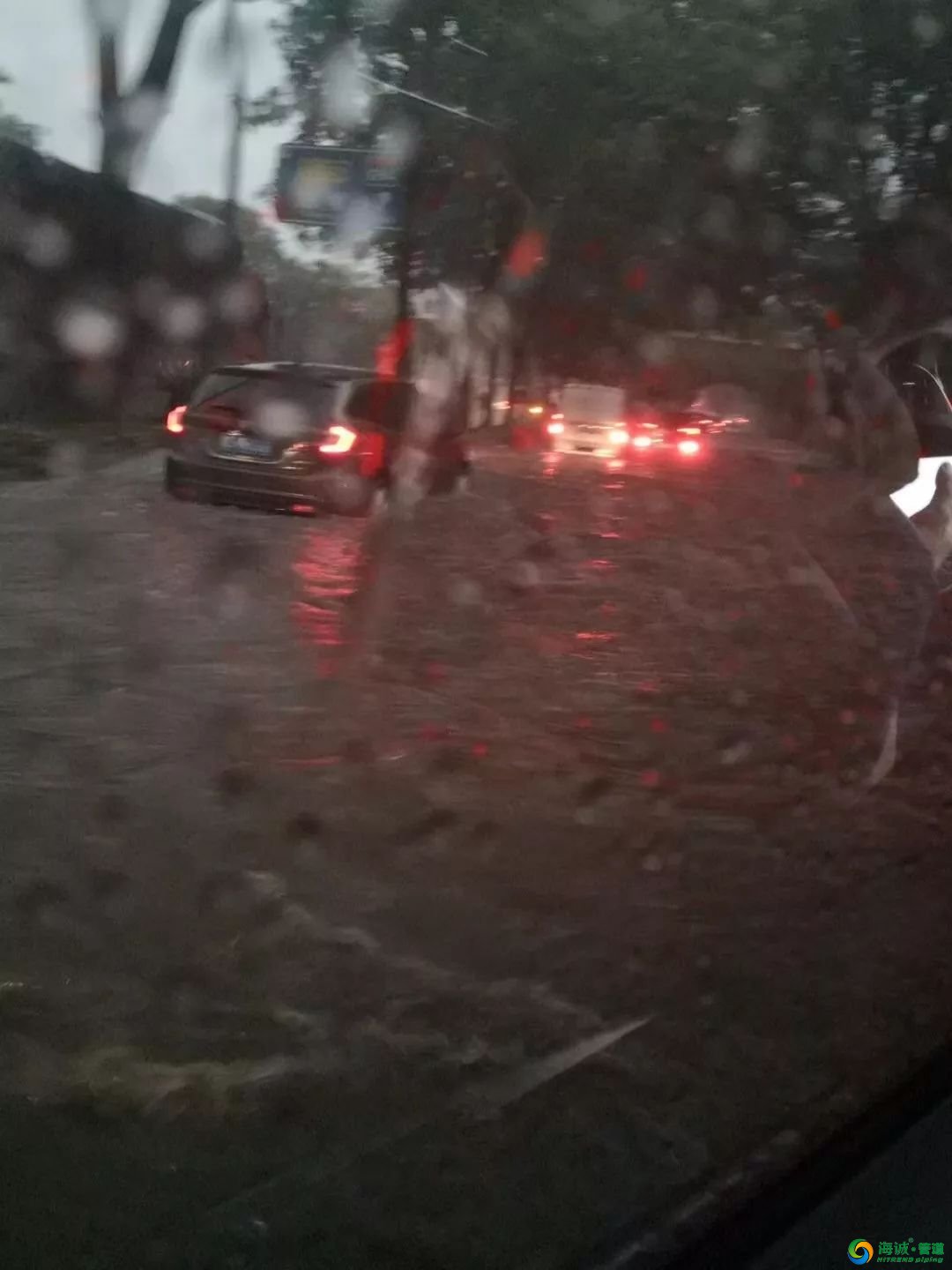 东莞第一场雷暴雨这些地方被水淹了东莞PE排水系