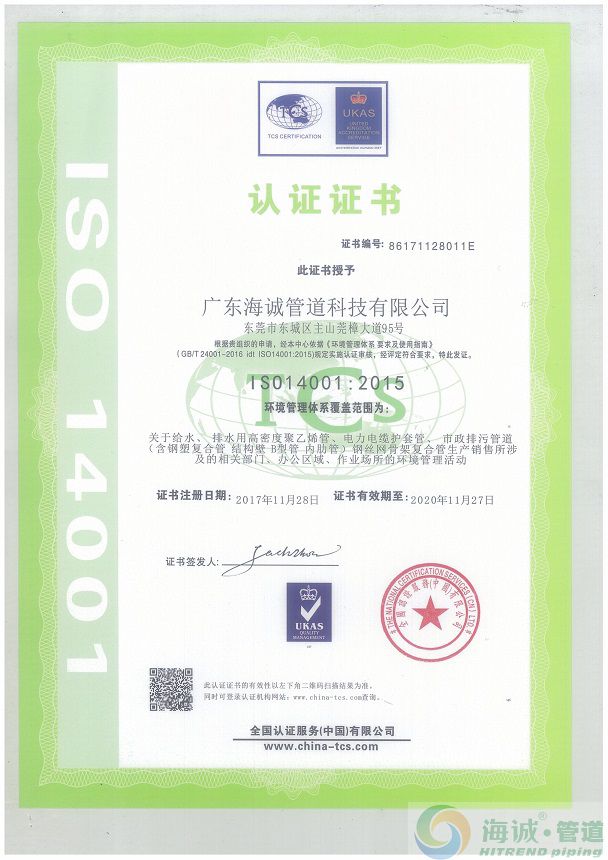 ISO14001环境管理体系