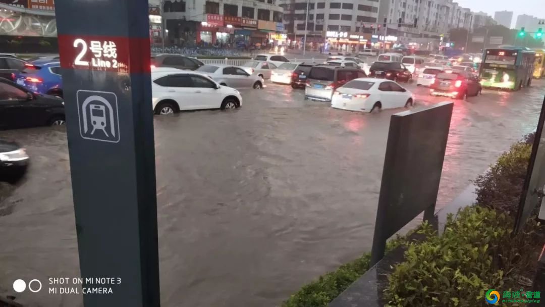 东莞第一场雷暴雨这些地方被水淹了东莞PE排水系